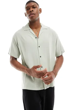 JACK & JONES Revere collar shirt in