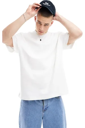 River Island Oversized studio t-shirt in ecru