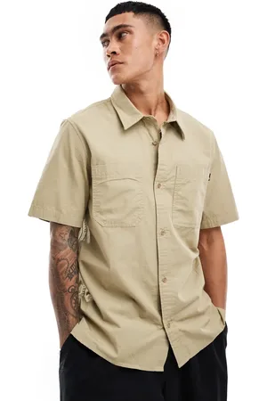 Timberland Ripstop short sleeve shirt in beige