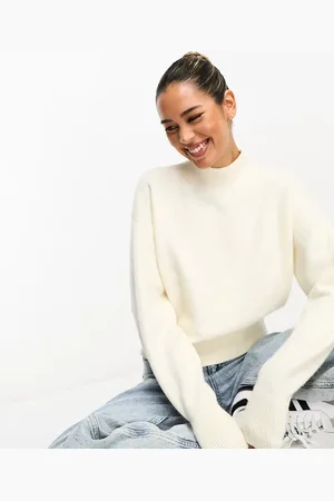 & OTHER STORIES Mock neck jumper in off