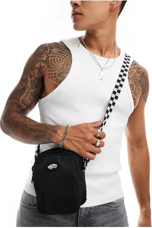 Vans Go getter shoulder bag in with checkerboard strap