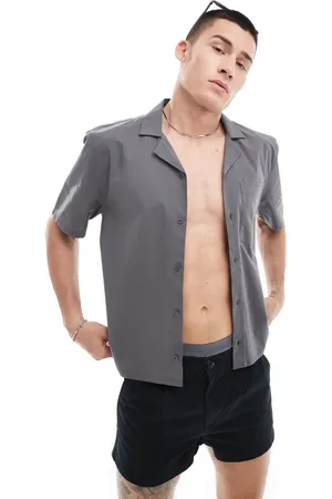 Hollister Short sleeve boxy cropped shirt in