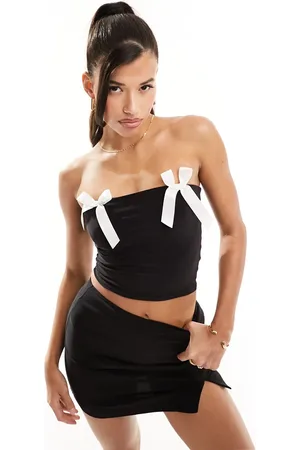 Kaiia Bow detail bandeau top in