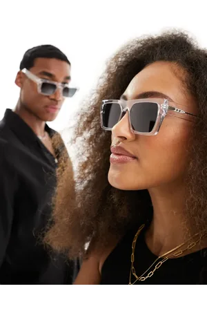 Spitfire Cut eighty nine rectangle sunglasses in with black lens