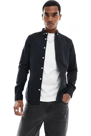 New Look Long sleeve muscle fit shirt in