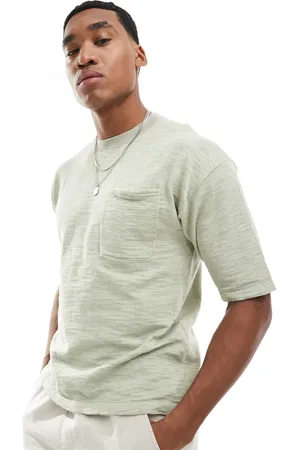 JACK & JONES Knitted oversize t-shirt in mint