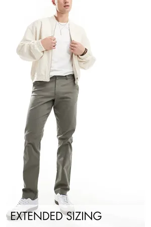 ASOS Slim chinos in charcoal