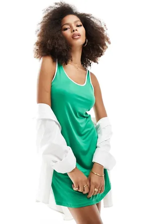 VERO MODA Jersey mini skort dress with contrast trim in