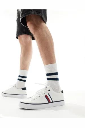 Tommy Hilfiger Striped mesh trainers in