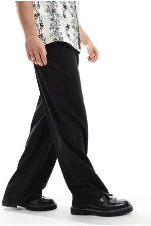 COLLUSION Relaxed wide leg tailored trousers in