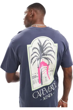 Only & Sons Oversized t-shirt with palm back print in