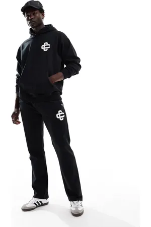 The Couture Club Co-ord heavyweight emblem joggers in