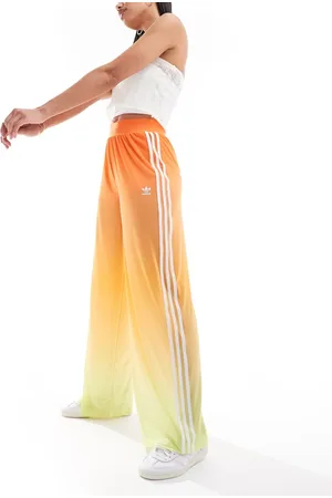 adidas Mesh wide leg trousers in ombre