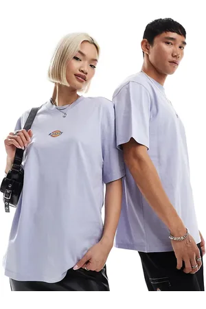 Dickies Maple valley central logo short sleeve t-shirt in lilac- exclusive to asos