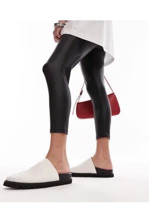 Topshop Beau woven mule in