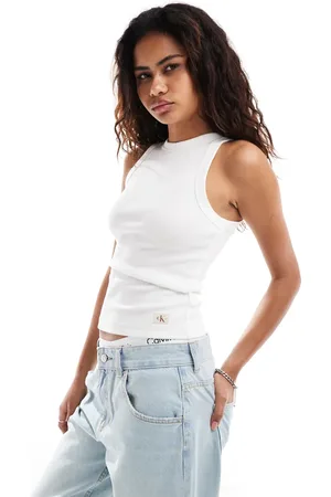 Calvin Klein Woven label tank top in