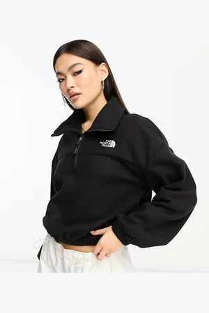 The North Face Glacier wide neck boxy 1/4 zip fleece in Exclusive at ASOS