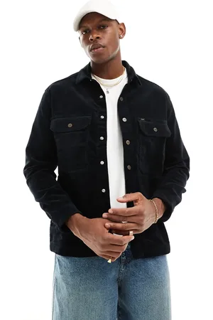 Lee Long sved cord workwear overshirt in