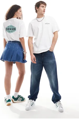 Dickies Back print t-shirt in and blue