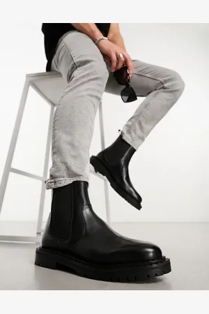 WALK LONDON Jagger chelsea boots in leather