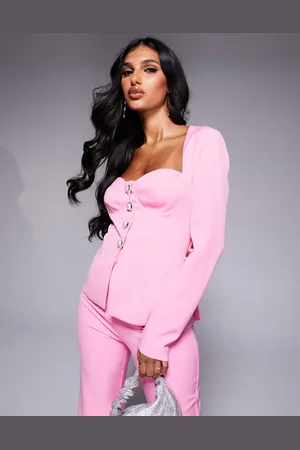 ASOS Co-ord sweetheart tailored blazer with bow back in
