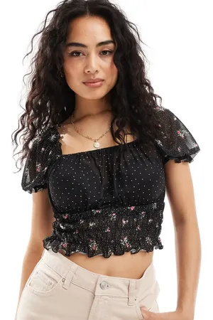 VERO MODA Mixed print chiffon top in