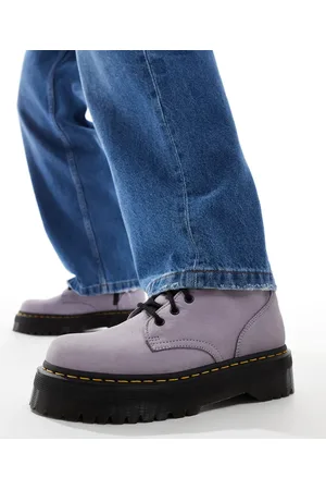 Dr. Martens Jadon III 8 eye boots in lilac suede