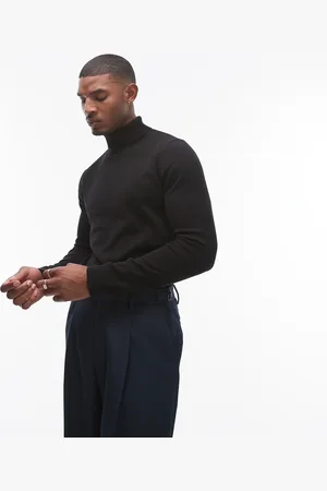 Topman Essential roll neck in
