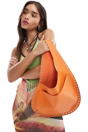MANGO X Siedres studded leather bag in