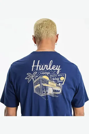 Hurley S back print t-shirt in blue