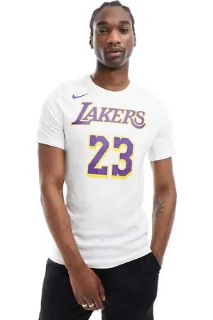 Nike NBA Unisex LA Lakers Lebron James essential graphic t-shirt in