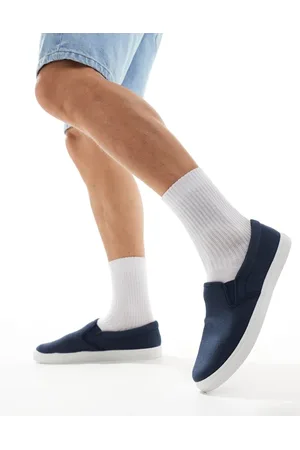 Truffle Collection Canvas slip on trainers in