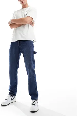 Only & Sons Edge straight fit carpenter jean in dark wash