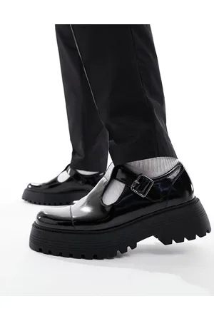ASOS Chunky mary jane shoes in faux leather