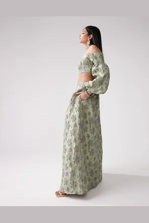Kanya London Lehenga skirt with pockets co-ord in jacquard