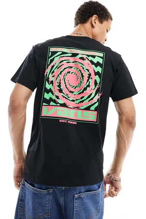 Vans Spiral graphic back print t-shirt in