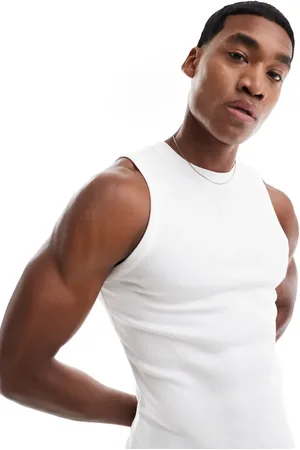 ASOS Muscle rib vest in