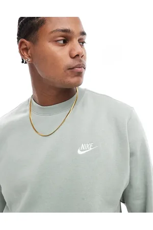 Nike Club crew sweatshirt in olive