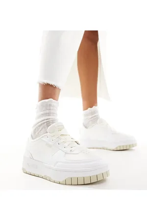 PUMA Cali Dream trainers in off and beige