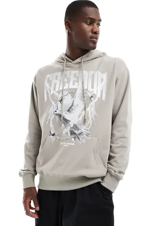 Sixth June Freedom print hoodie in beige