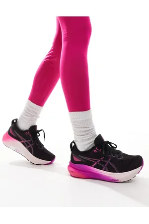 Asics Gel-Kayano 31 stability running trainers in and hot pink