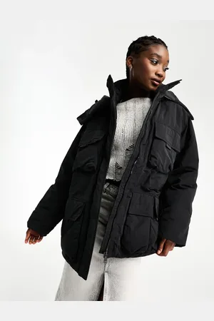 Weekday Attila padded parka with utility pockets in