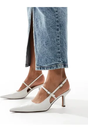 ASOS Swipe mary-jane mid heeled shoes in