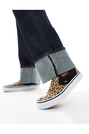 Vans Classic slip on sneakers in leopard print