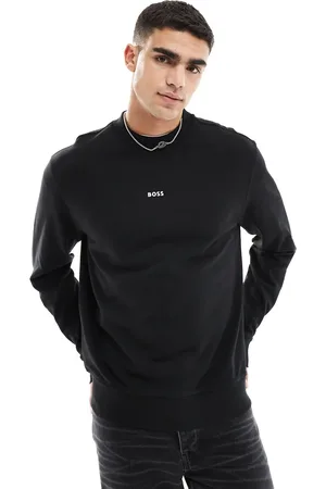 HUGO BOSS Wesmall logo crewneck sweatshirt in