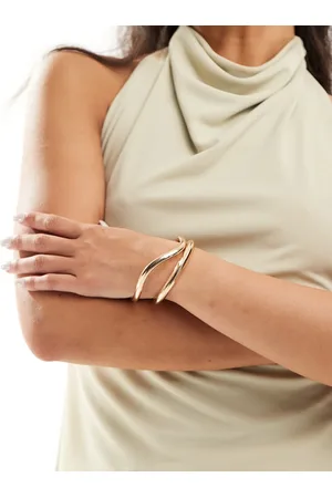 Kaiia 2 pack hammered cuff bangles in