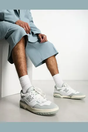 New Balance 550 trainers in & green