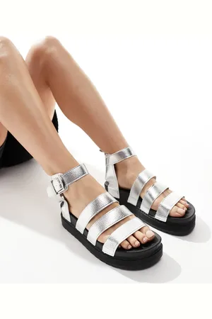 Truffle Collection Wide strap sandals in