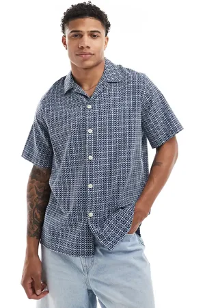 Paul Smith Revere collar shirt in tile print