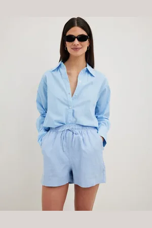 NA-KD Linen shorts in
